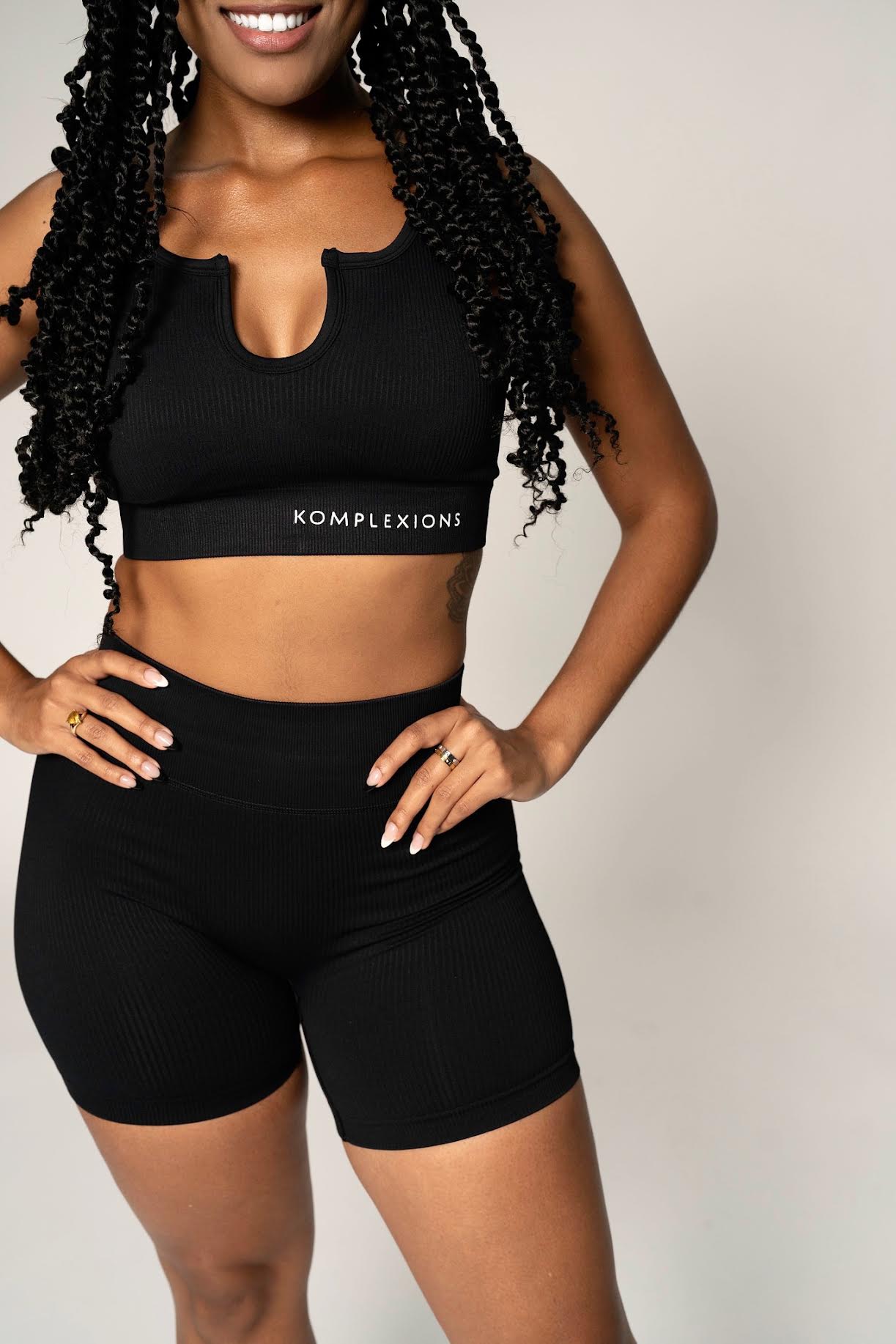 Ebony- Black Sports Bra